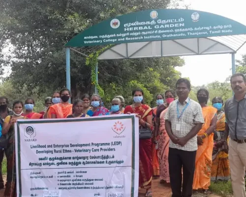Farmers exposure visit through NABARD funded training during August 2021